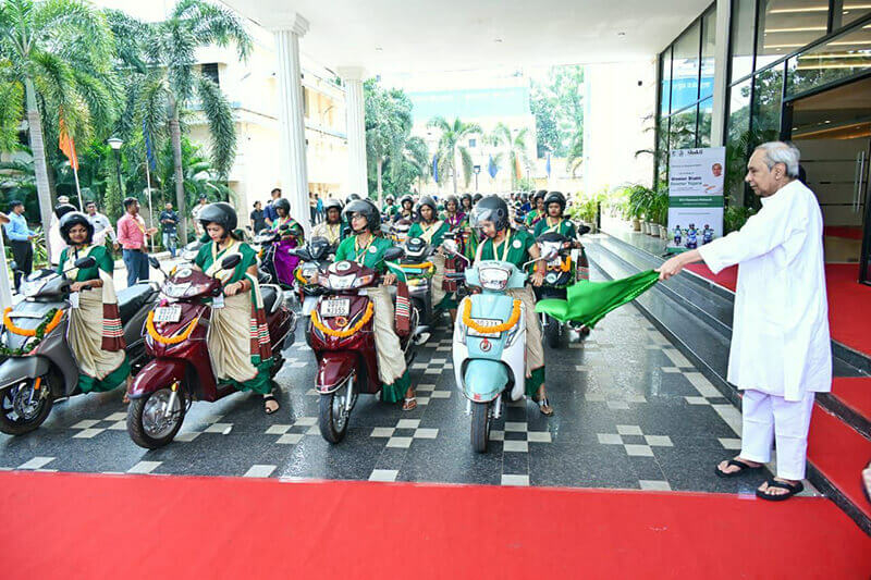 CM Shri Naveen Patnaik launched Mission Shakti Scooter Scheme