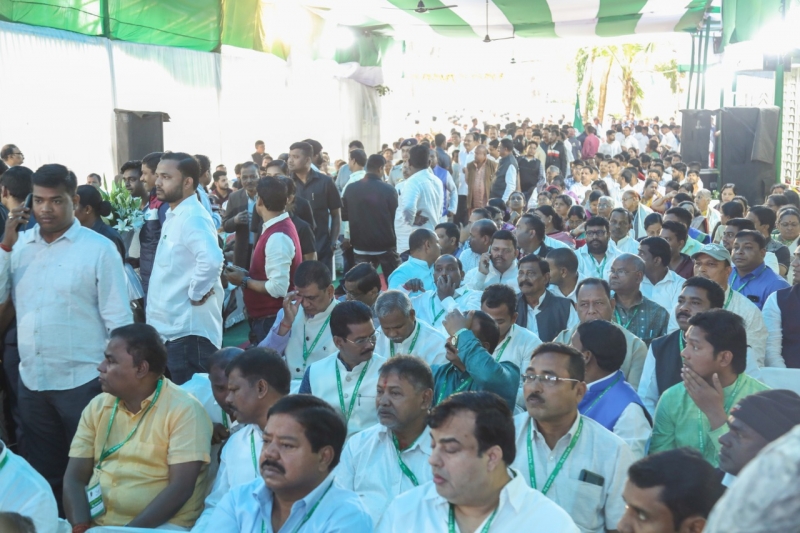 CM Naveen Patnaik was formally elected as the president of BJD for the eighth consecutive time .